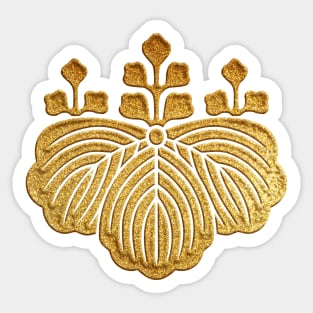 Gold Gosan no Kiri Kamon Sticker